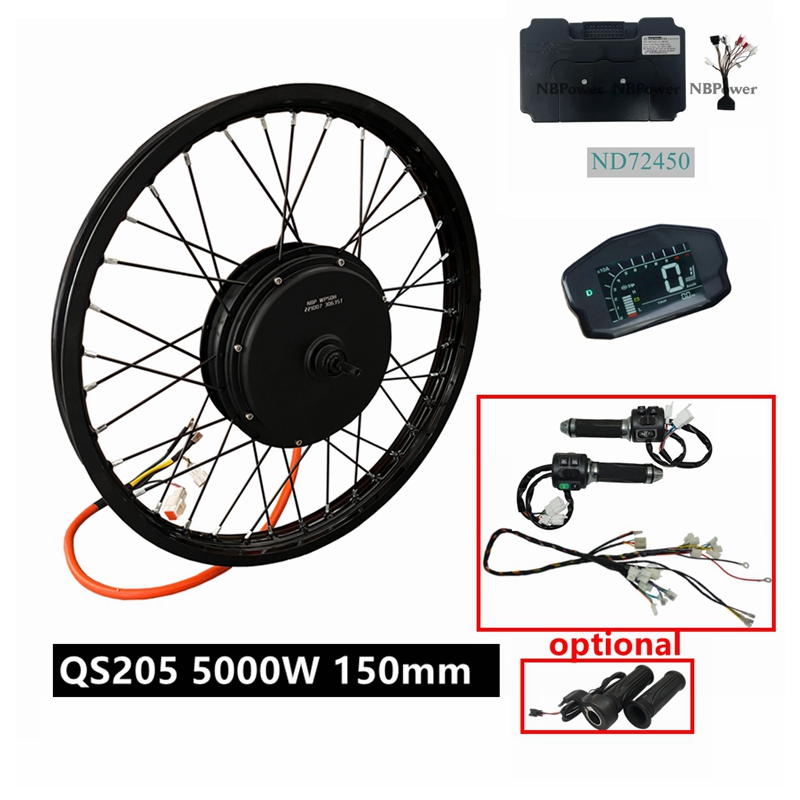 Ebike Conversion Kit 72V 3000W - NBpower/QS205 V3 72v 5000W Ebike kit