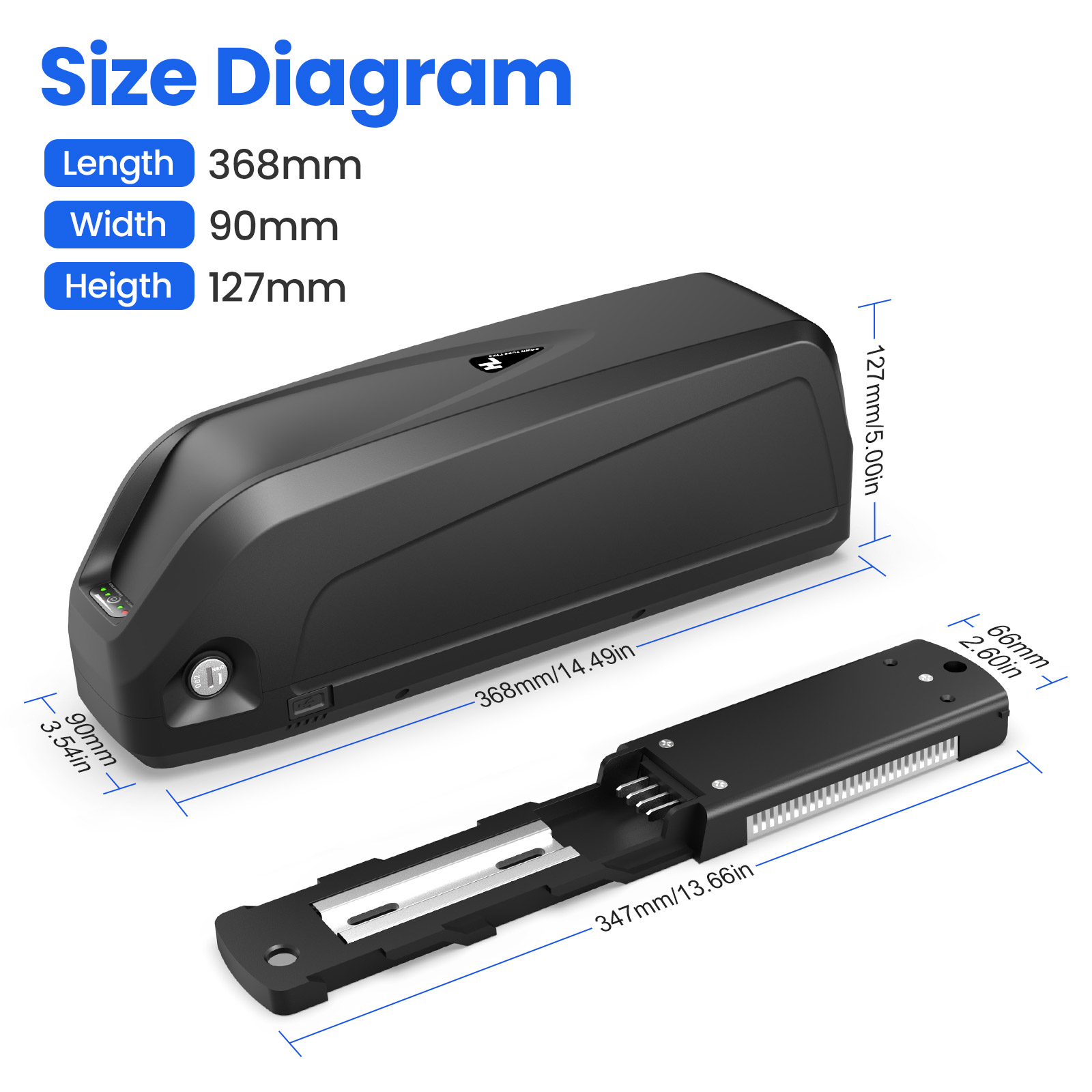 EBike Battery  21700 Hailong P - đánh giá và giá Ebike Battery 48V 20Ah Hailong