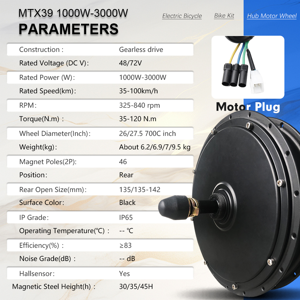 MTX Rim Electric Bike Conversi - đánh giá và giá Ebike Conversion Kit 72V 3000W