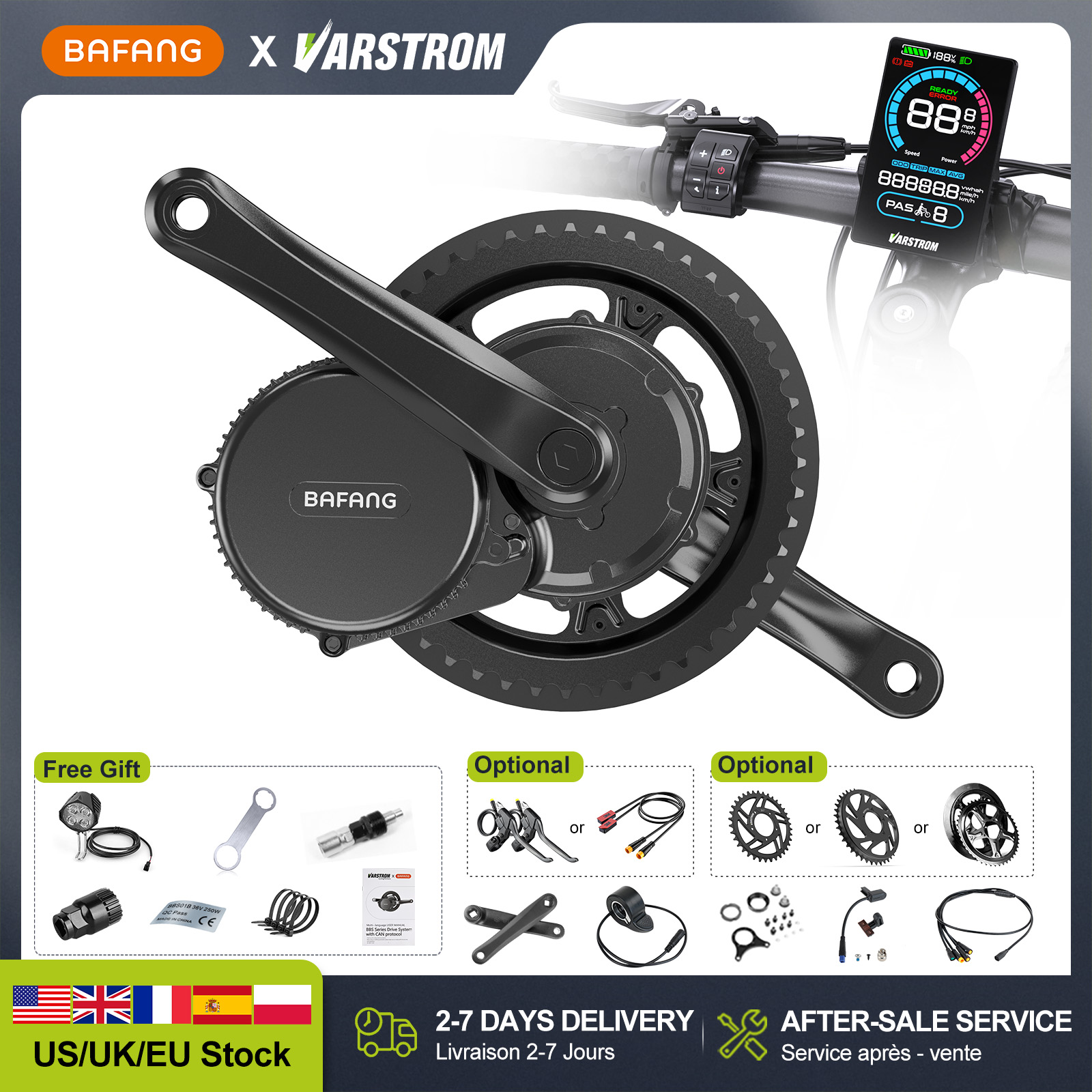 [US Stock] BAFANG 48V 500W 750 - đánh giá và giá Bafang Bbshd 1000W Conversion Kit