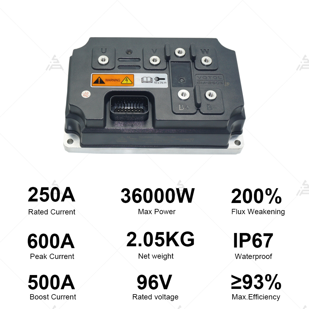 Votol Em260s 96V BLDC Motor Co - đánh giá và giá Programmable Bldc Motor Controller 96V