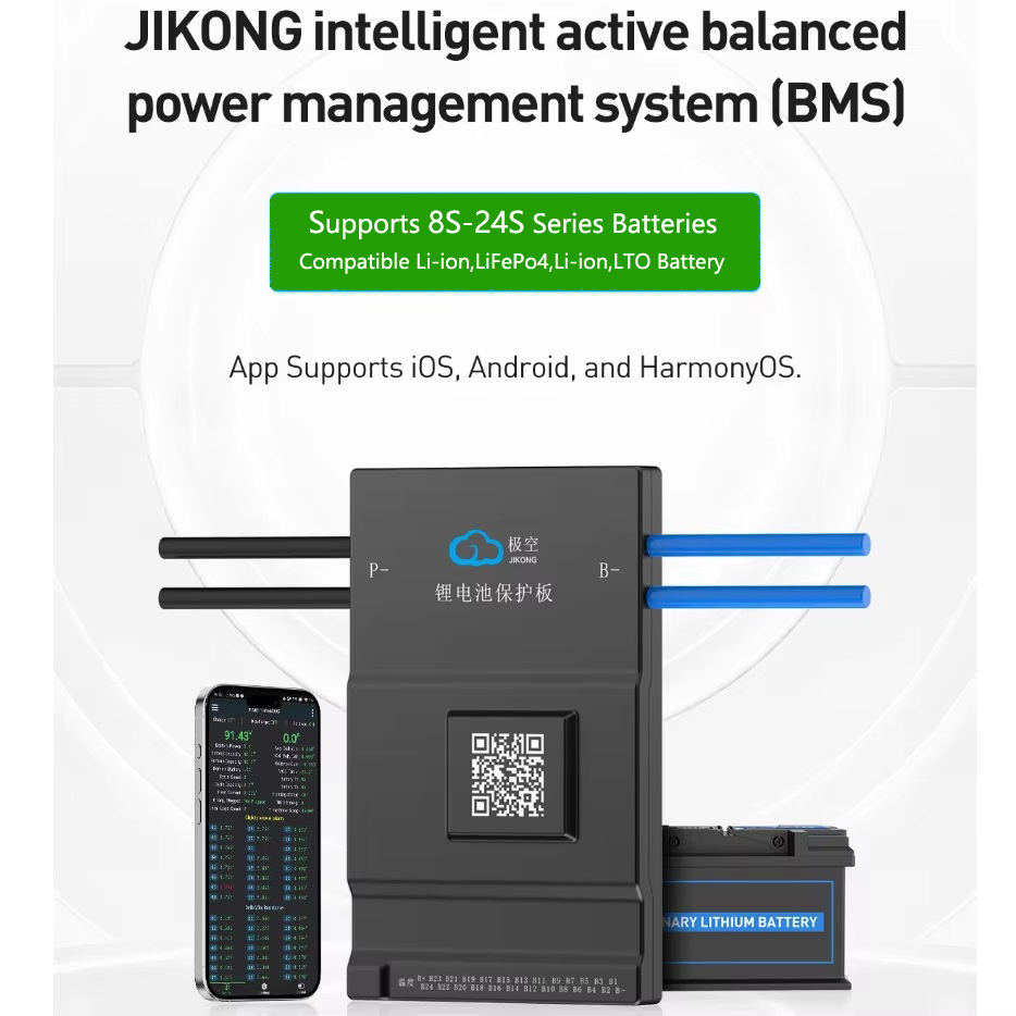 JK BMS Active Balance 150A 1A  - đánh giá và giá Smart Bms 72V 20S 150A Bluetooth