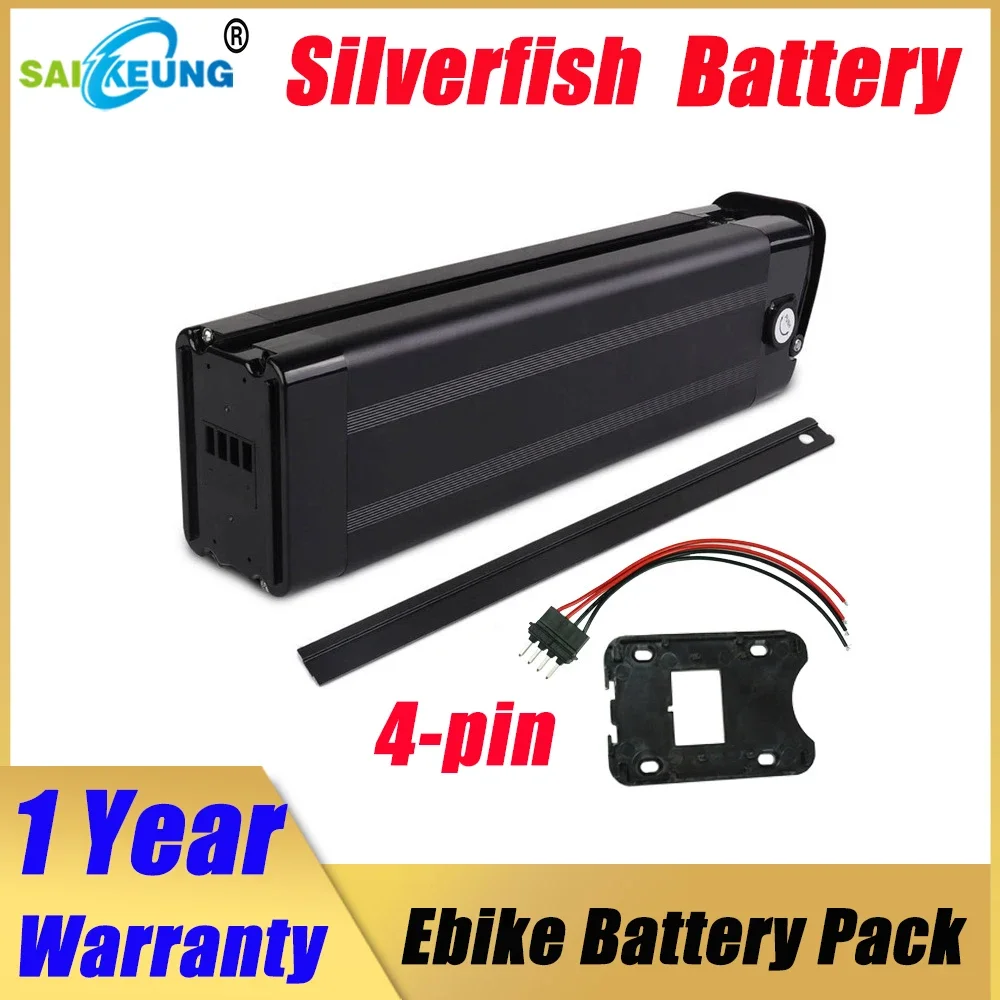 Electric Bike SilverFish 48v 2 - đánh giá và giá Ebike Battery 48V 20Ah Hailong