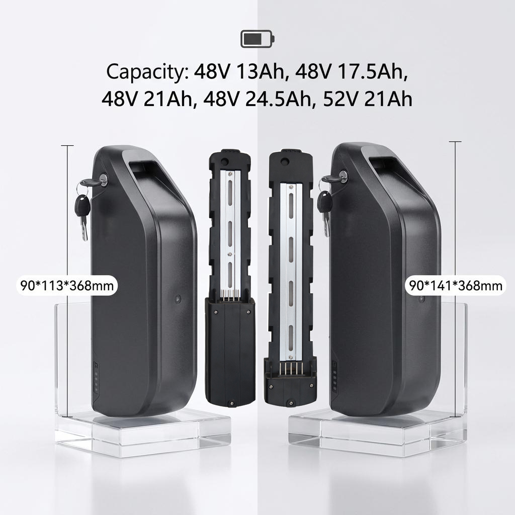 48 Volt Hailong E-Bike Battery - đánh giá và giá Ebike Battery 48V 20Ah Hailong
