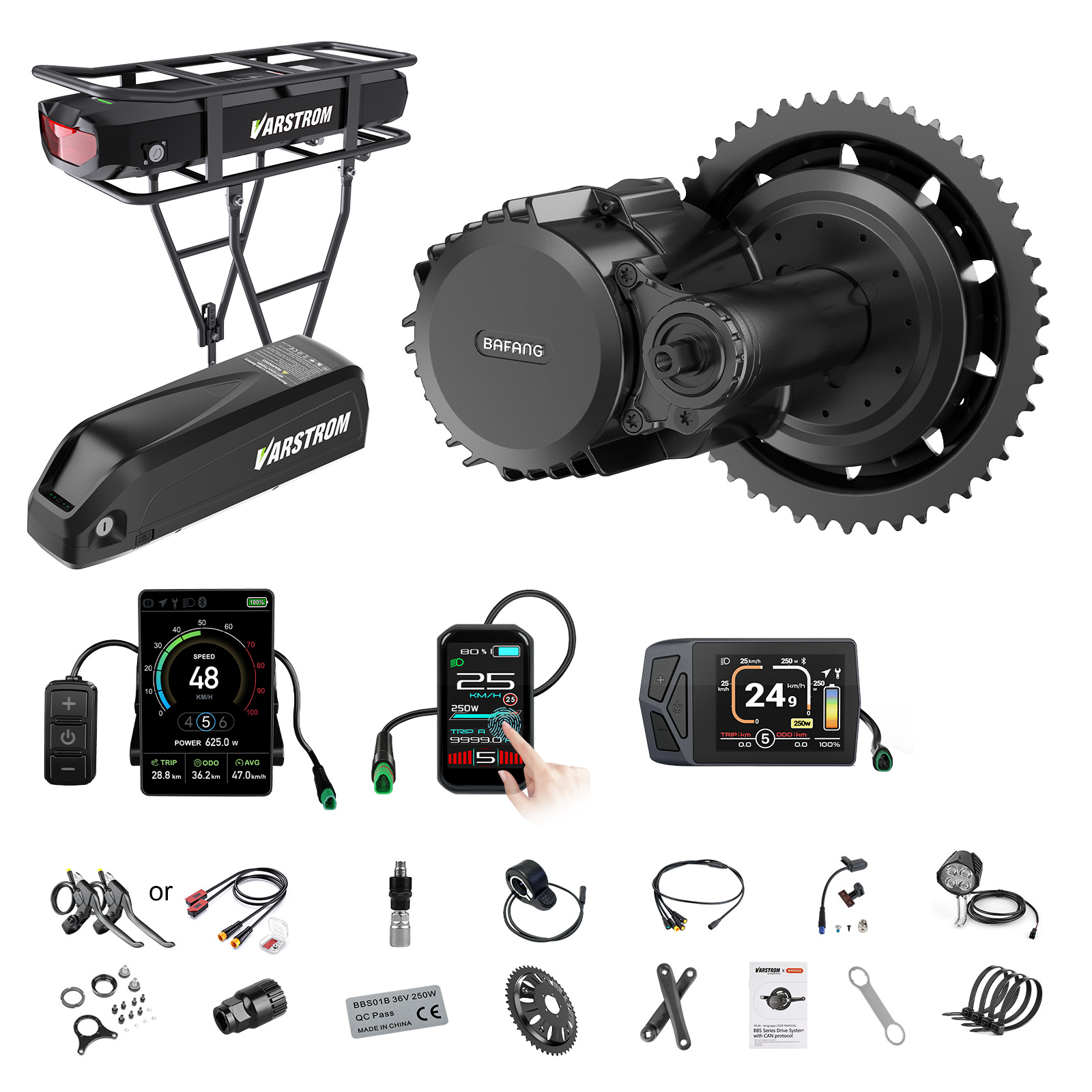 [US Shipping] Bafang Motor 750 - đánh giá và giá Bafang Bbs02B 48V 750W Mid Drive Kit