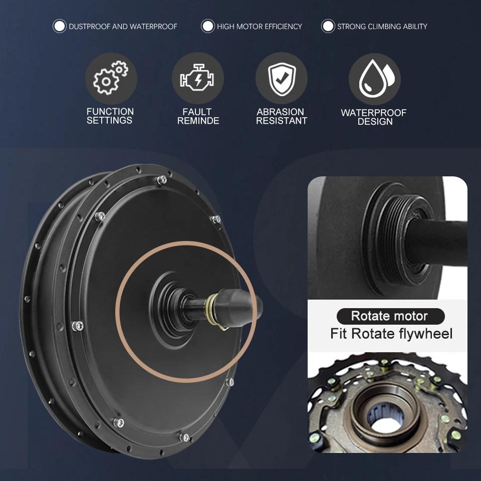 MTX Brand 48V52V 2000W Electri - đánh giá và giá 72V 5000W Hub Motor Kit