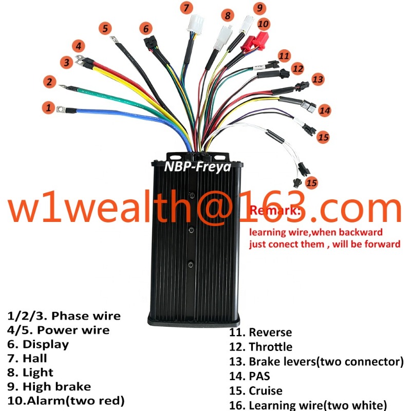48V 52V 60V 72V 80A Sine Wave  - đánh giá và giá Sine Wave Controller 48V 72V 80A