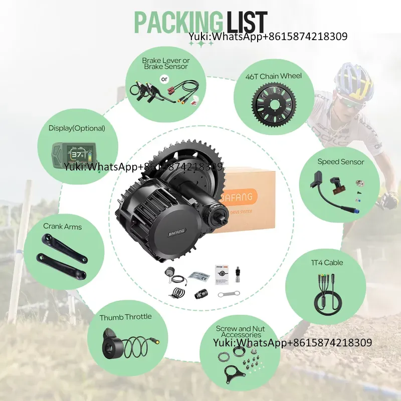 Mid Drive Motor BBSHD 1000W 48 - đánh giá và giá Mid Drive Motor Kit 52V 1000W