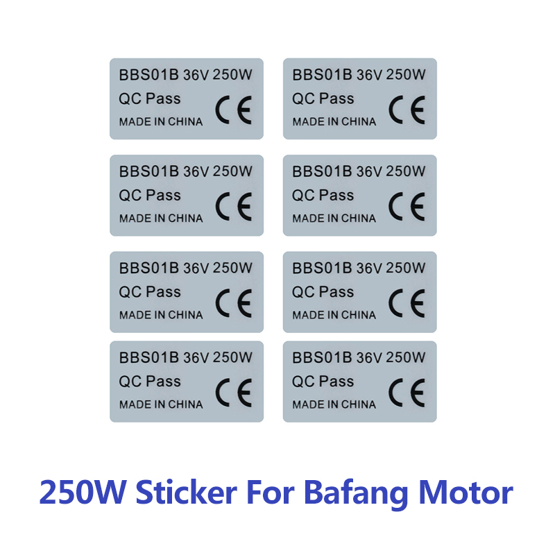 6pcs 36V 250W 48V 750W Sticker - đánh giá và giá Bafang Bbs02B 48V 750W Mid Drive Kit